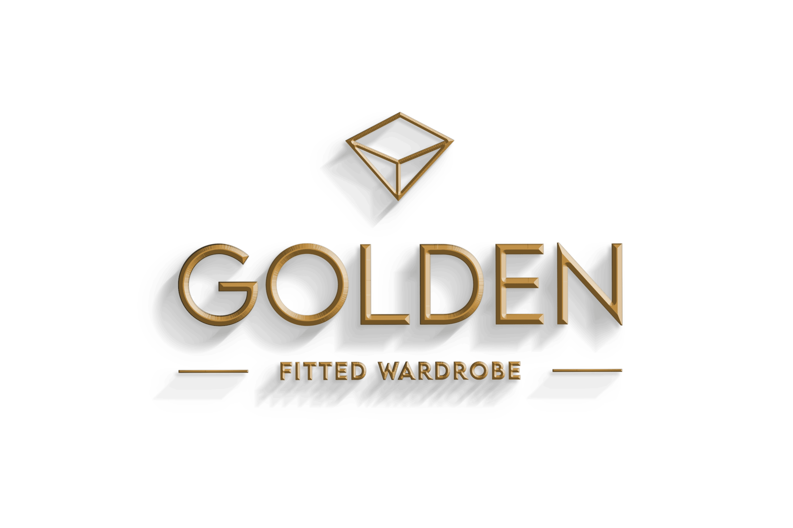 Golden Fitted Wardrobe