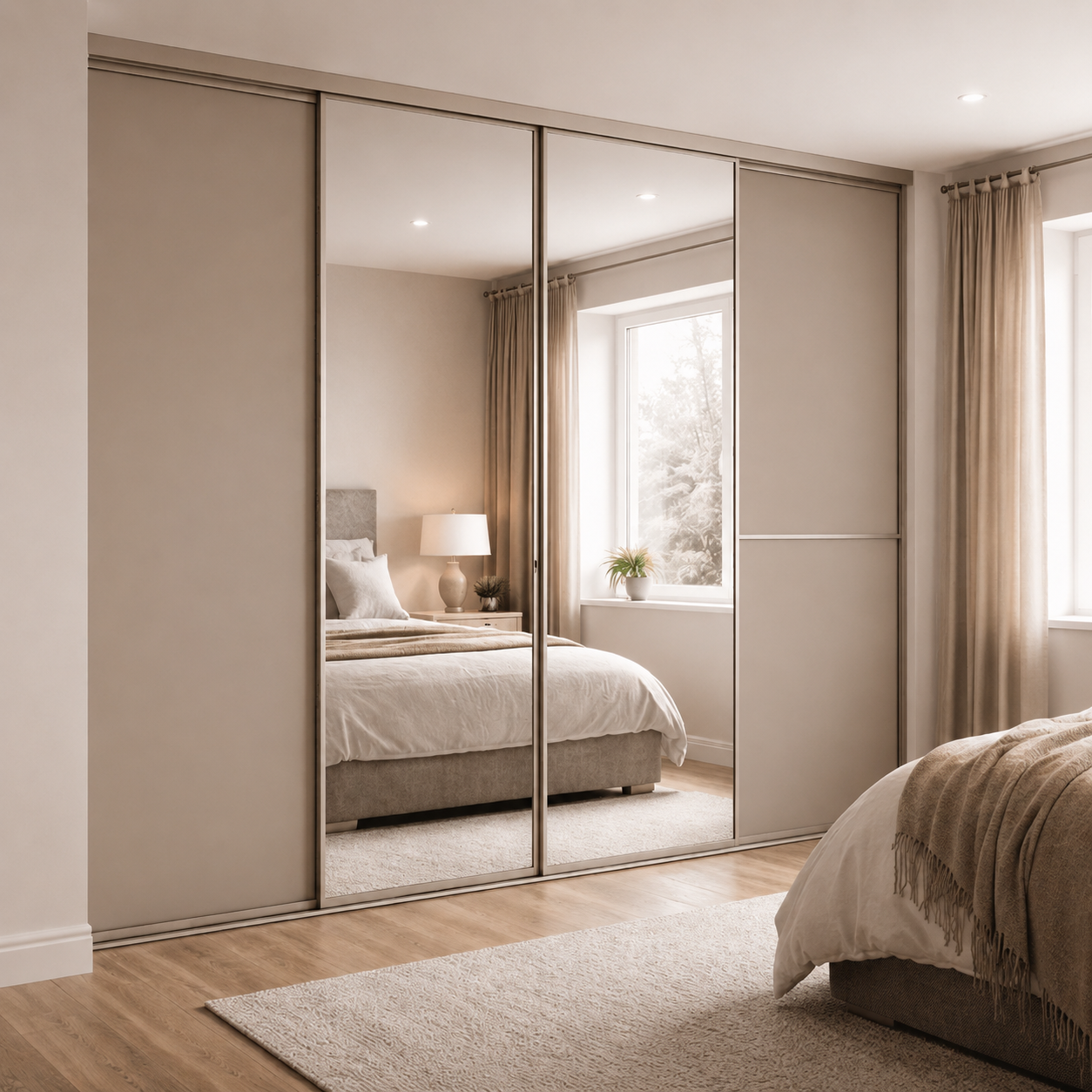 Indicative Cashmere fitted furniture finish